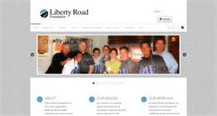 Desktop Screenshot of libertyroadfoundation.org